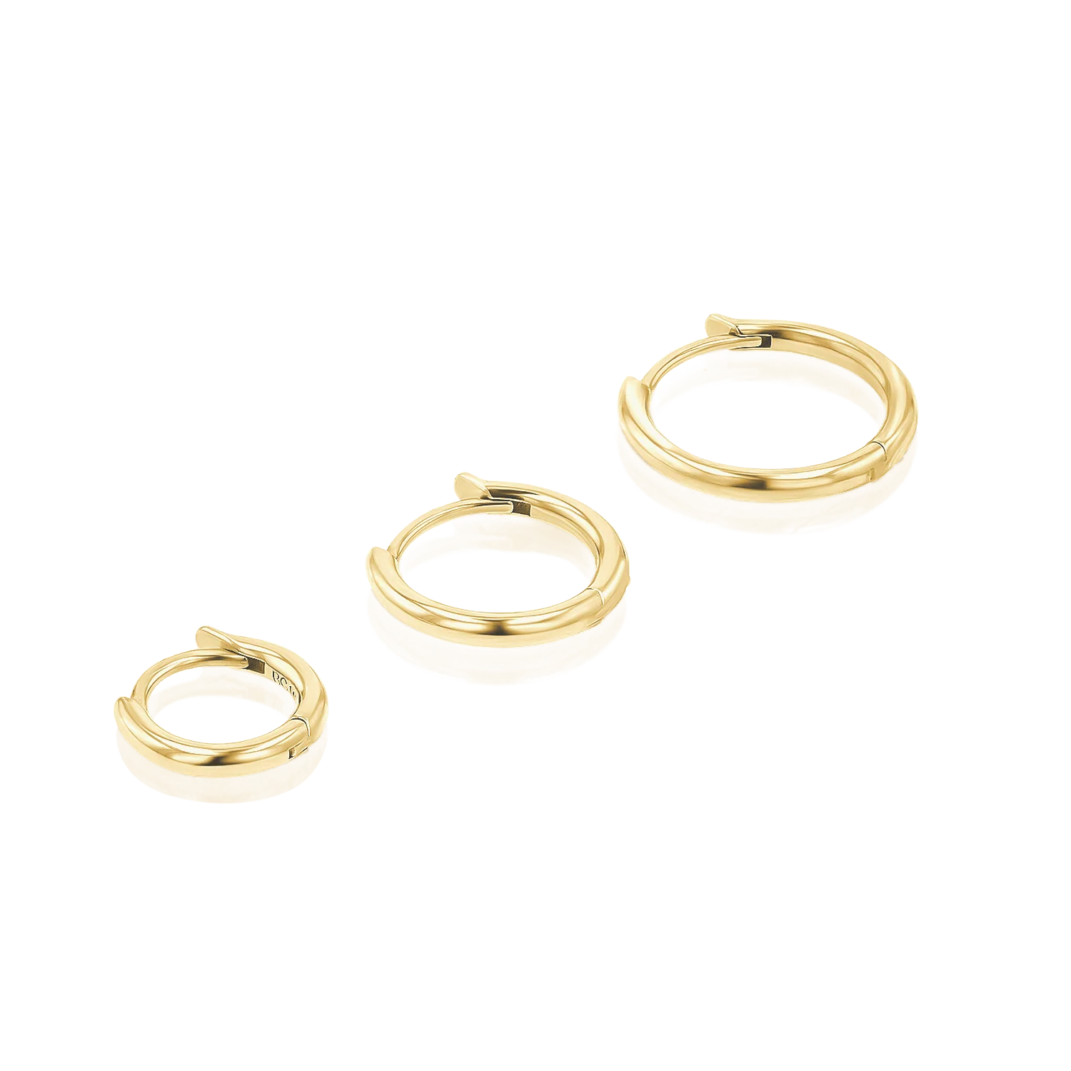 Petite Solid Huggie Earrings - Image 4