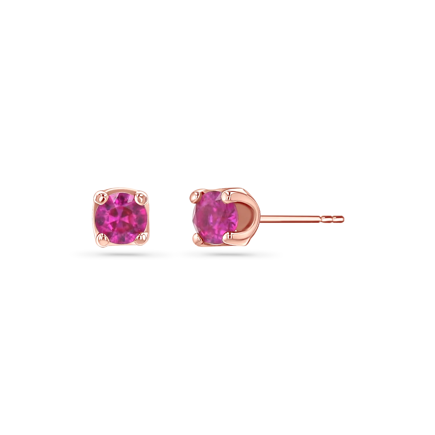 14K Gold Solitaire Studs - Image 14