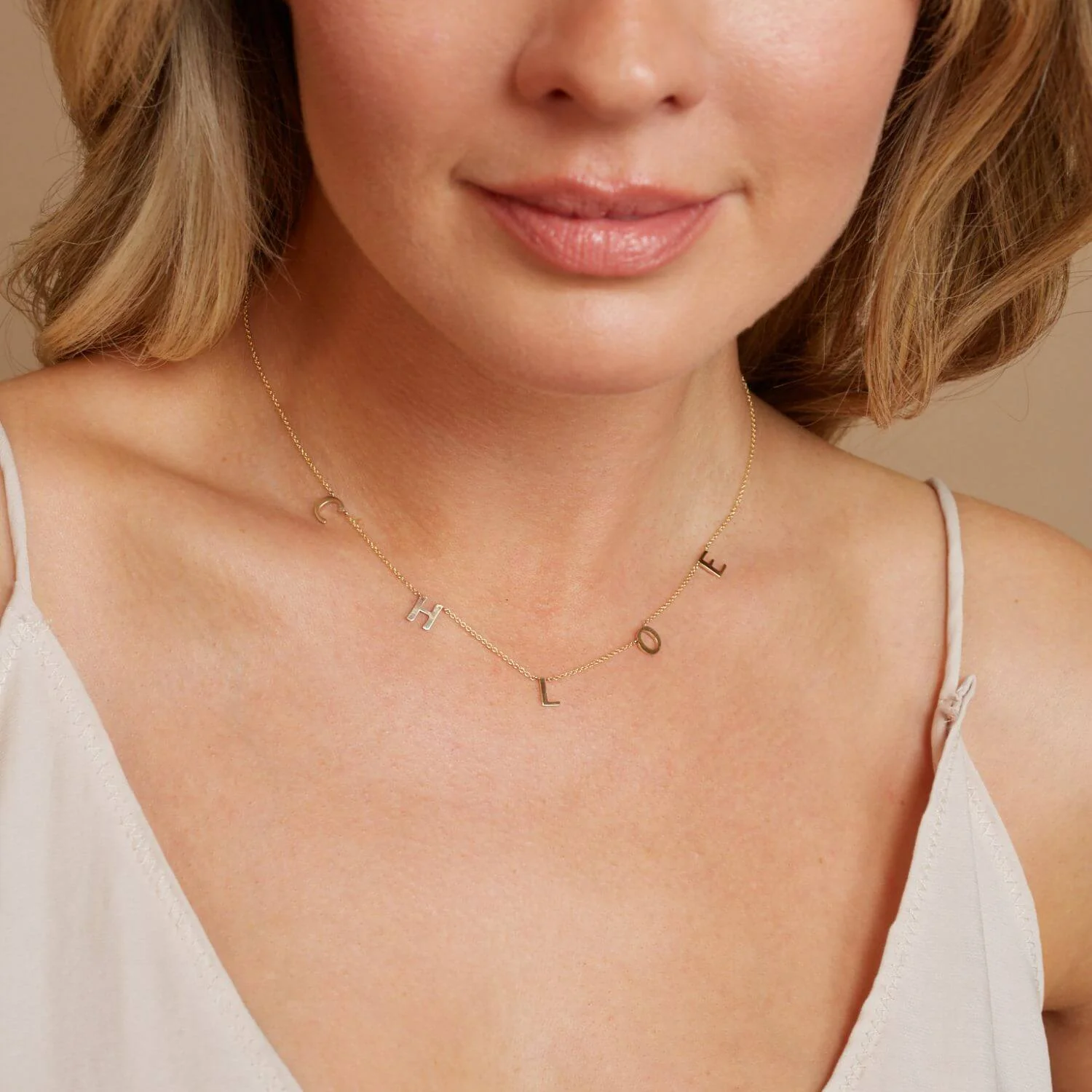 Spaced Letter Necklace - Image 5