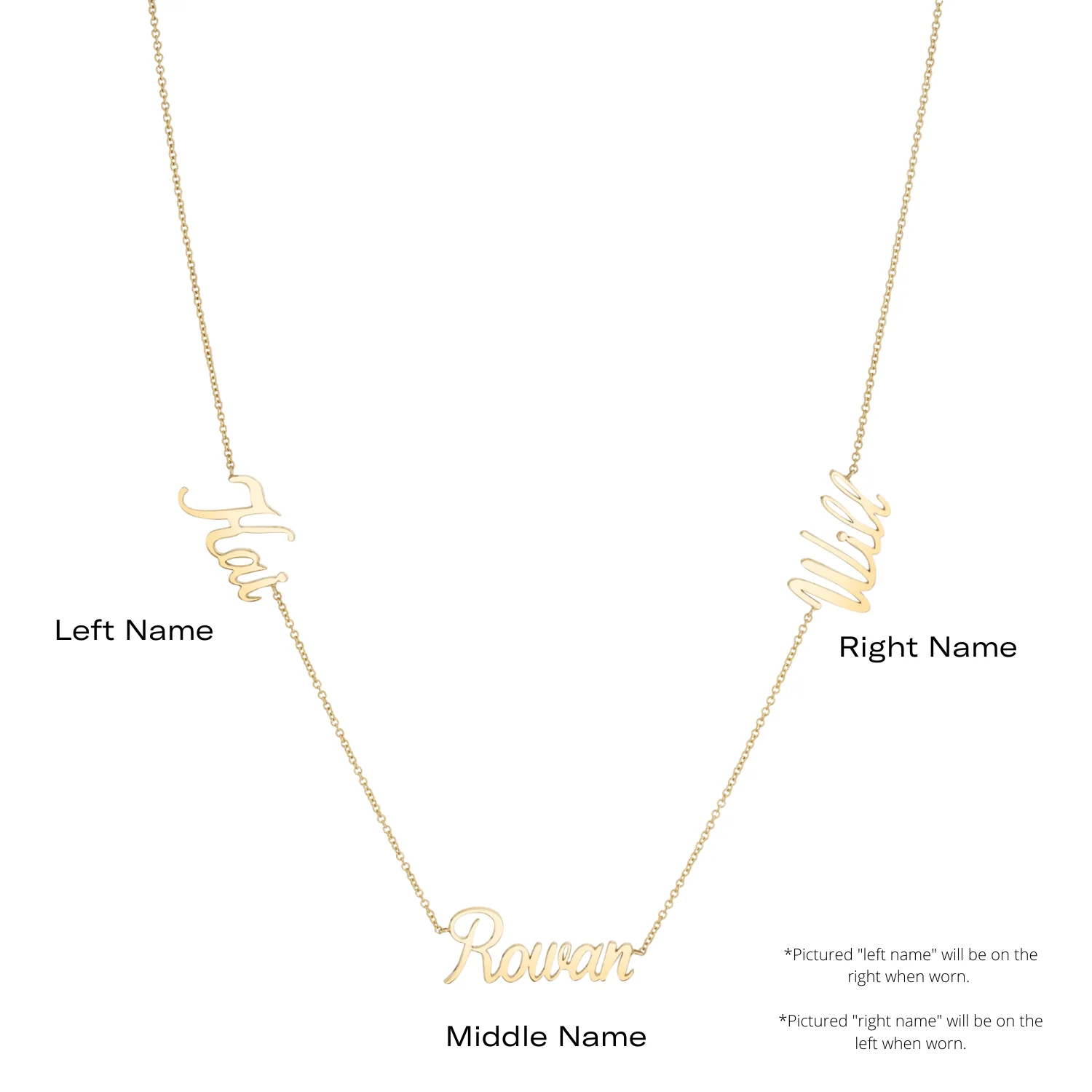 Trois Name Necklace - Image 4