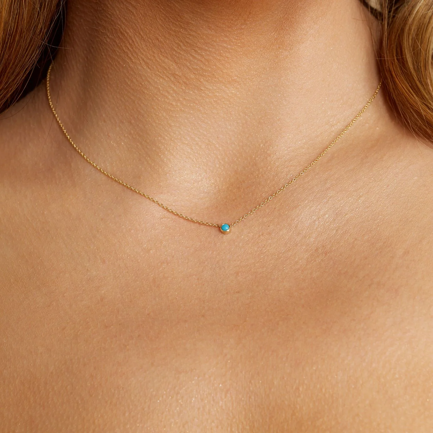 Turquoise Solitaire Necklace - Image 7