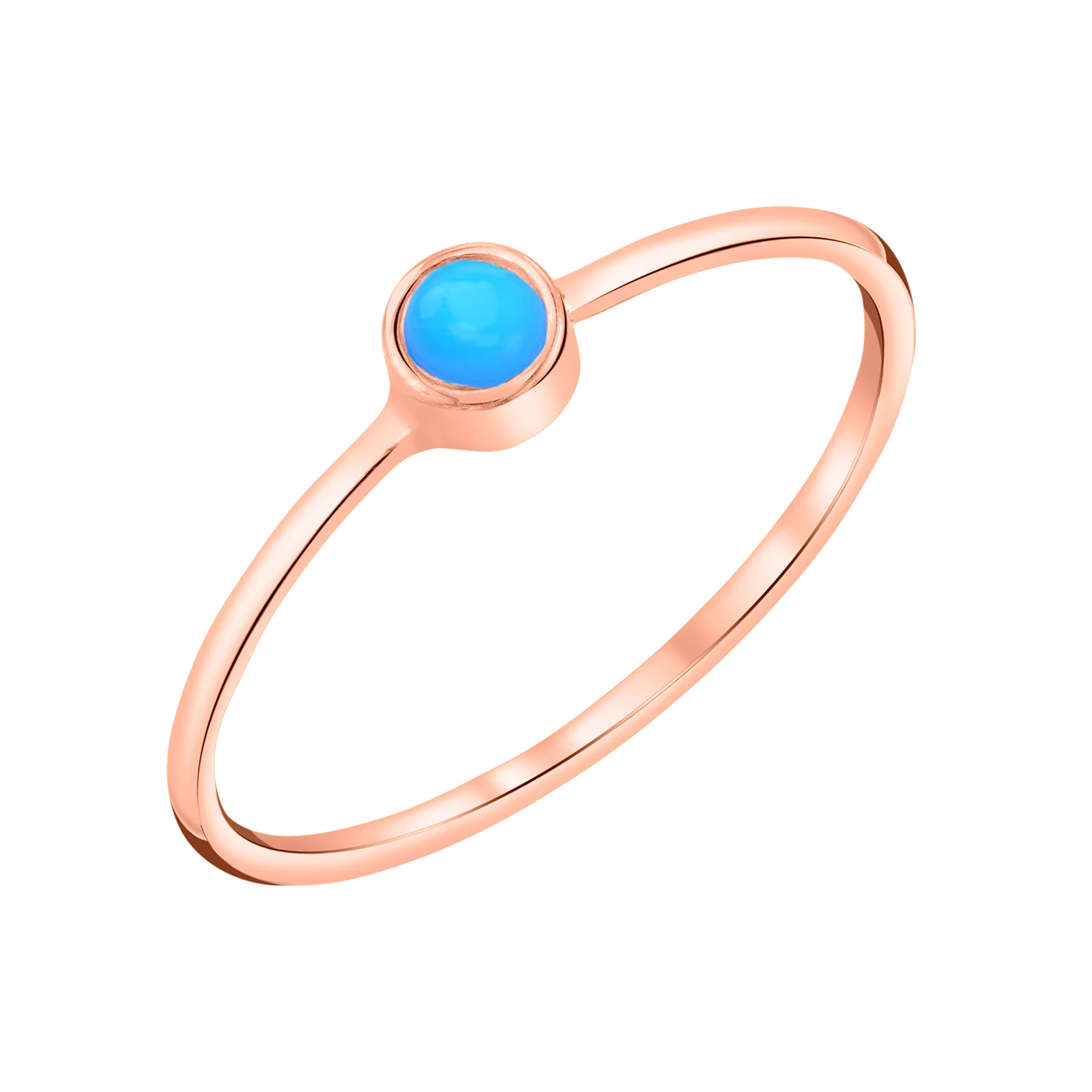 Turquoise Solitaire Ring - Image 3