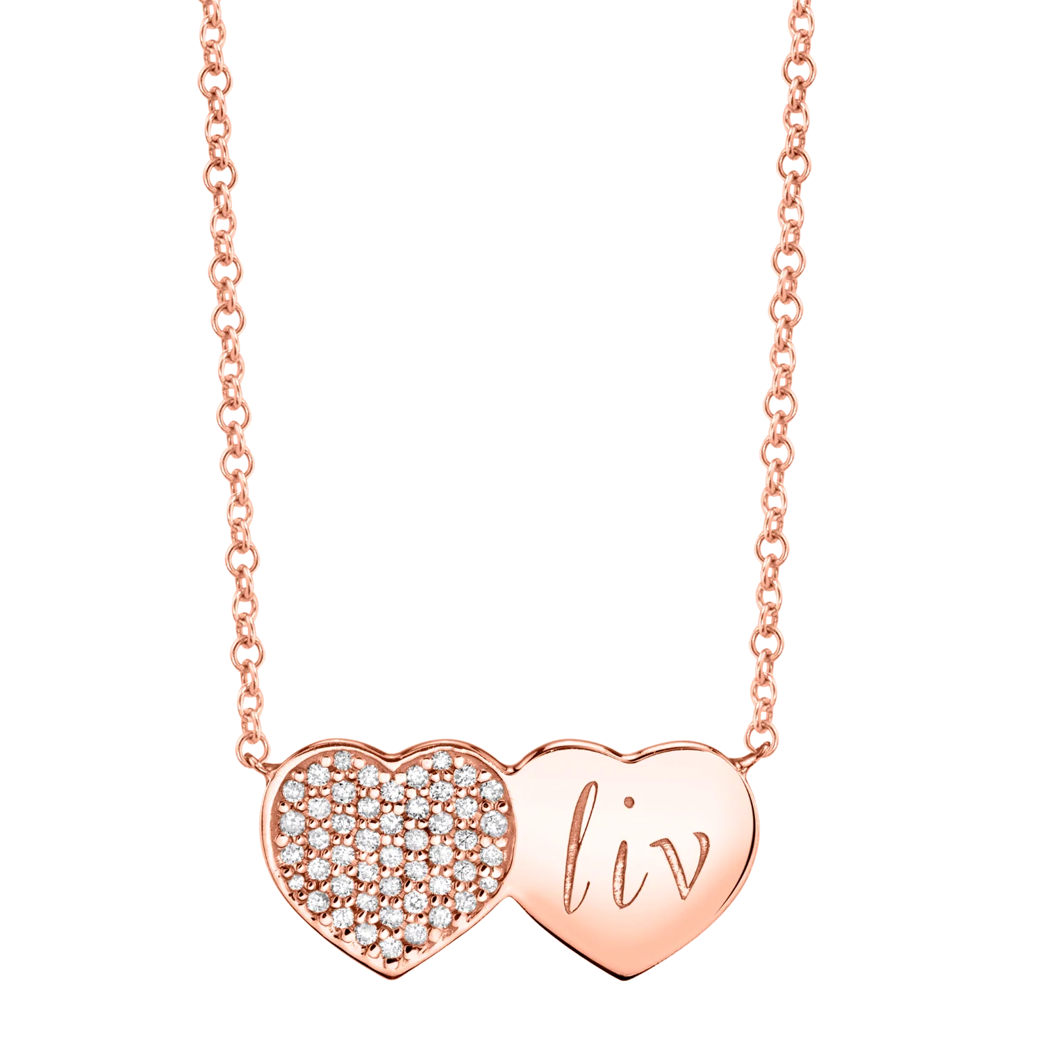 Twin Heart Necklace - Image 3